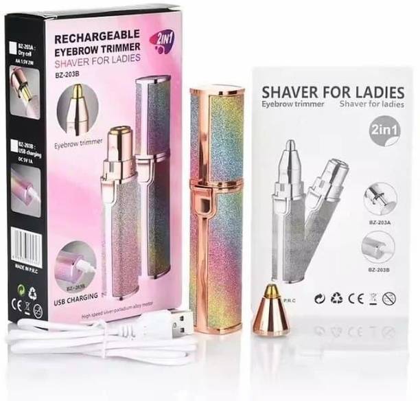 ESCODEVELOPER (Electric) Glitter Trimmer for Women - Facial Hair Remover Machine Cordless Epilator