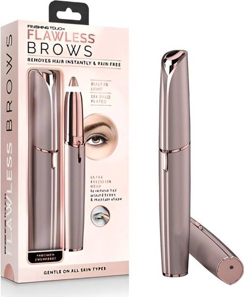 flawless brows Epilator with LED Tip Rechargeable Cordless Stainless Steel Cordless Epilator