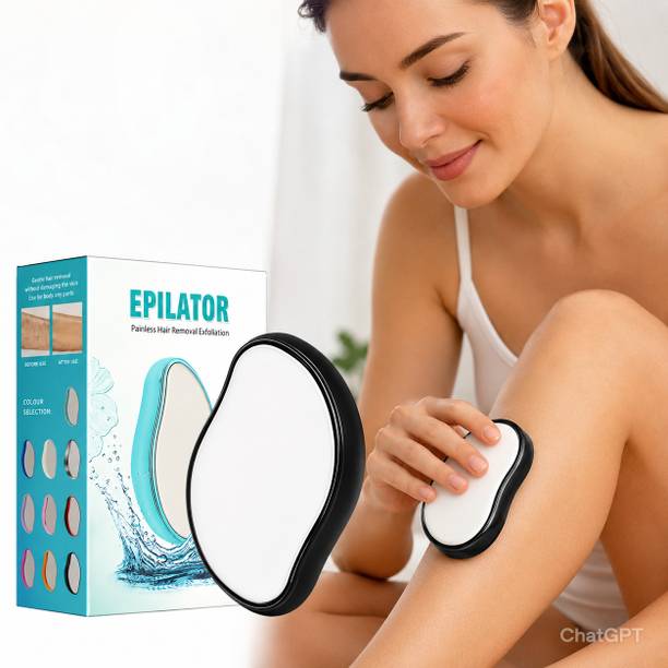 Nmg Crystal Hair Eraser Stone For Women & Men, Razorless Hair Remover Corded Epilator (Multicolour) Corded Epilator