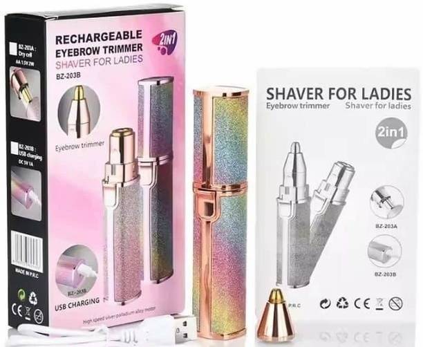 ESCODEVELOPER (Face Epilator) Glitter Epilator Trimmer, Lipstick-Shaped Cordless Epilator