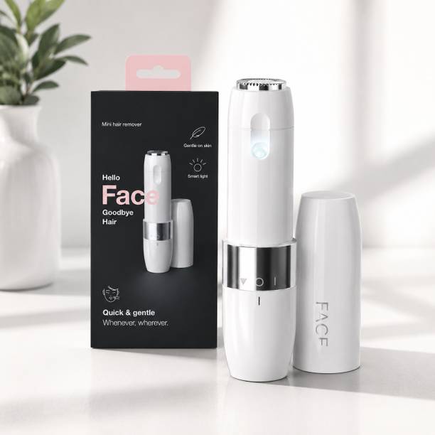 Yiveko Mini Facial Hair Remover for Women | Portable Electric Face Shaver | Gentle Skin Hair Removal Tool | Compact & Easy to Use Cordless Epilator