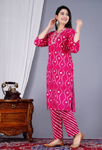KUMAR Women Printed A-line Kurta