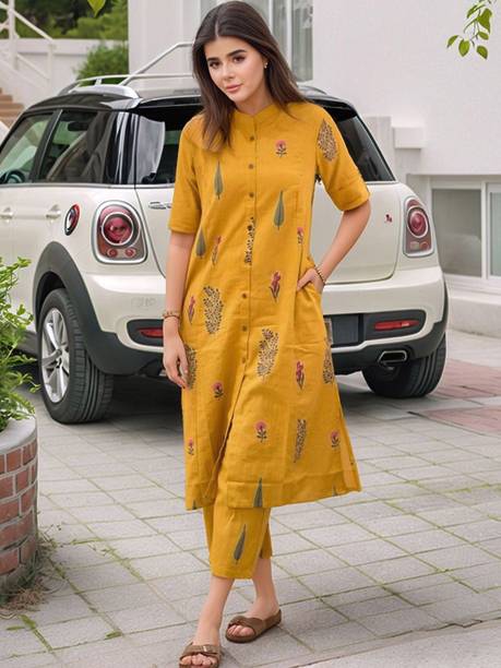 KALINI Women Viscose Rayon Kurta Pant Set