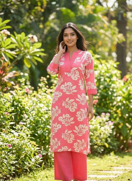 SURUKH Women Kurti Palazzo Dupatta Set