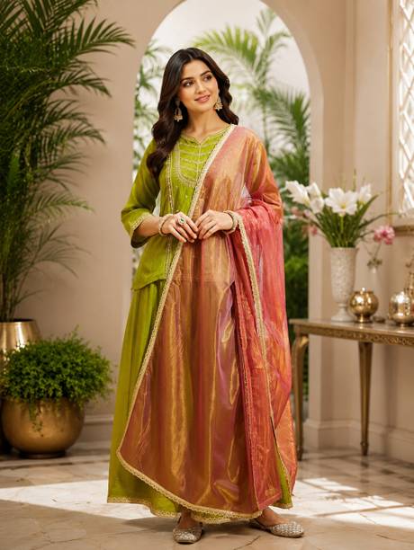 Pastel and earthy colour palette ethnic fashion 2026
