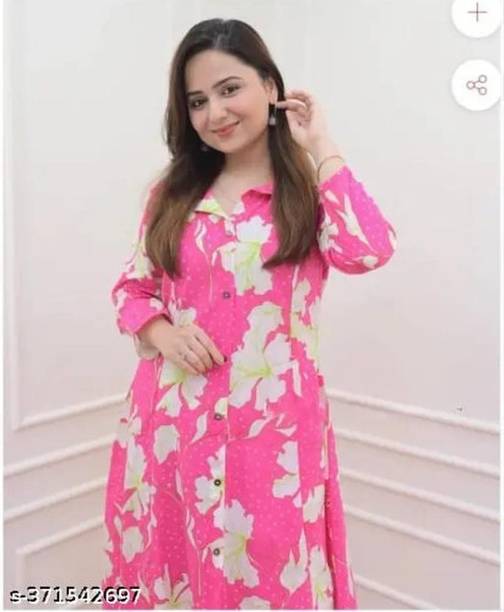Maysha Creation Women Kurti Palazzo Set