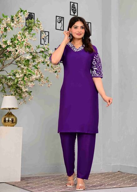 NYASHA Women Kurti Palazzo Set
