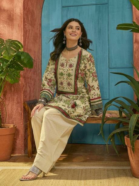 Women Pure Cotton Kurti Salwar Set