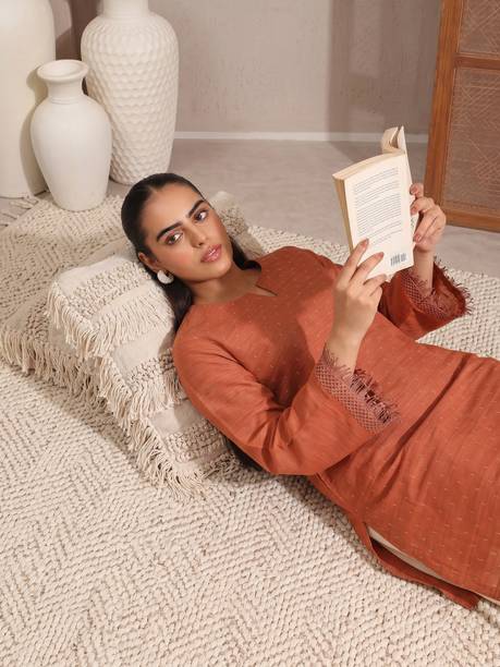 Women Chanderi Kurta Salwar Set