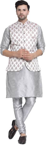 TS Lifestyle Men Kurta Pyjama Ethnic Jacket Set