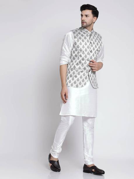 TS Lifestyle Men Kurta Pyjama Ethnic Jacket Set