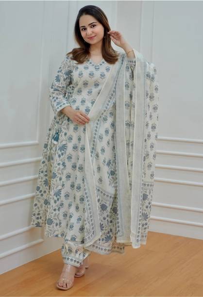 Bairaj Women Kurta Pant Dupatta Set
