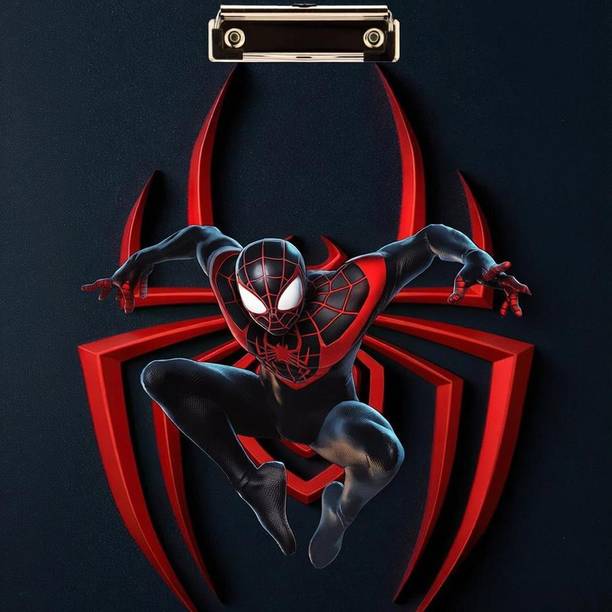 BPDESIGNSOLUTION Spiderman Digital Reprint Clip Board Exam Pad (14x9.5 Inches) Premium Quality