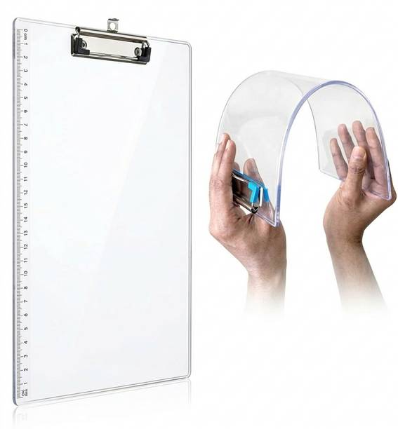 DUSHALA Transparent Exam Pad | A4 Compatible | For Study, Medical, Office Use