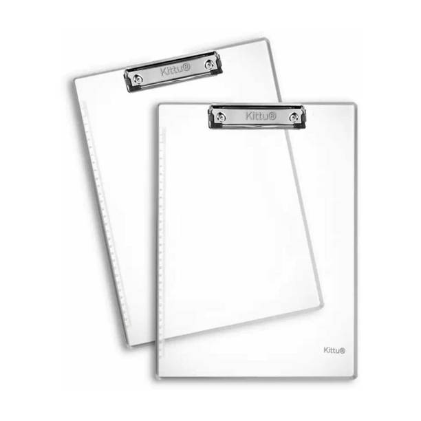 Dacto2pick Unbreakable Exam Writing Companion Crystal Clear Focus Transparent Clipboard