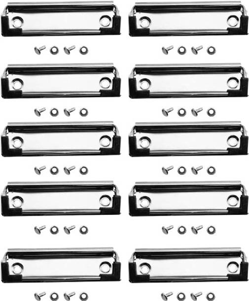 Im Stra Trading ImStarTrading 100pcs Metal Clipboard Clips with Grip, Rivets & Mounting Holes