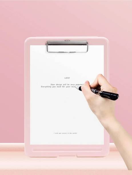 IZON EXAM PED Clip Board A4 Size Clip File, Exam (Set of 1, blue)