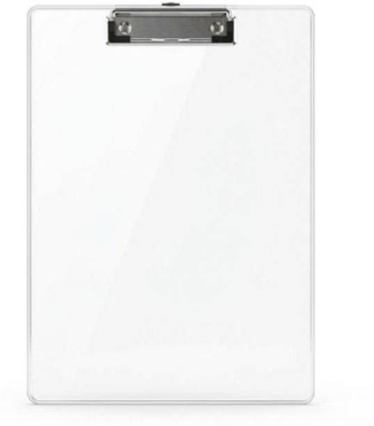 Vikas Transparent Breakable Exam Board 9.5 x 14 Inch Clipboard for Kids/Students