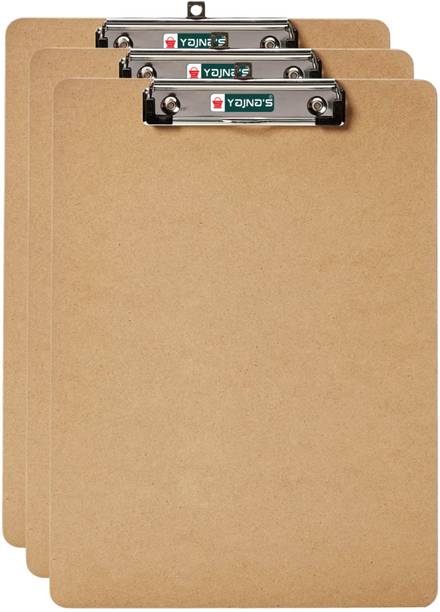 DeskFlex Premium Examination Clipboard/ Exam Board/Pad For Students, Office, Pack Of 3