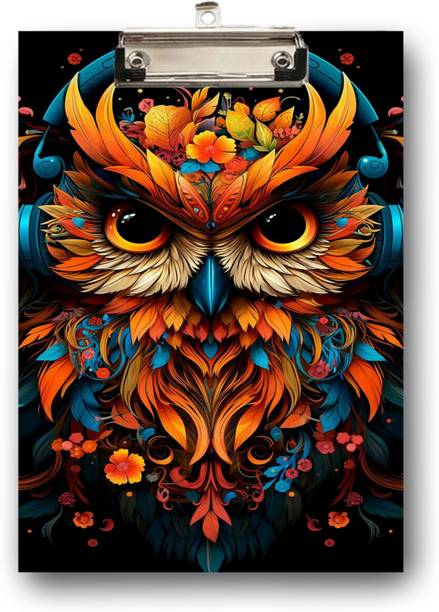 Arpromart Clipboard A4 Size Hardboard Writing Pad with Metal Clip for Students (ex_24