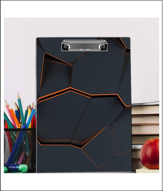 Amazing creative pink zig line design exam pad | clipboard