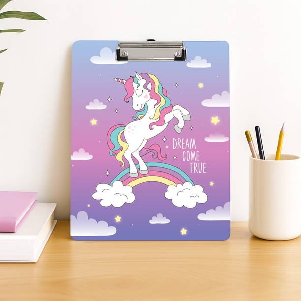 articious Clipboard for Exams, Drawing, Writing, Sturdy Time to be Unicorn