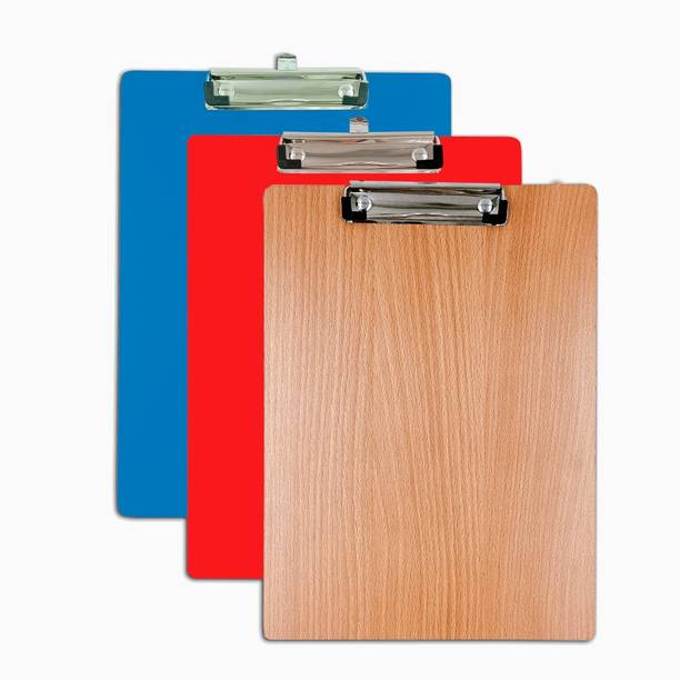 Eduway Wooden Exam Clipboard Lightweight Exampad for Writing (Size- 9.5x13.5 inches)
