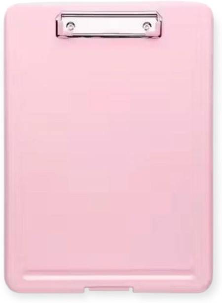 Primewell Clipboard File Storage Case Plastic Clipboard Exam Board with Storage Box