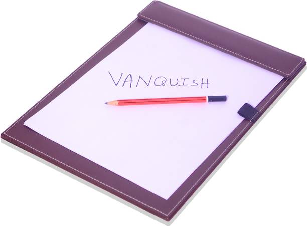 zeals Ultra Soft Premium Clipboard Document Holder, Business Meeting Magnetic Writing Pad with Pen Holder, Drawing Board,Signature Conference Pad, PU Letter/A4 Size