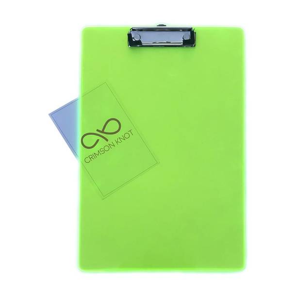 Crimson Knot Fluorescent Green Acrylic