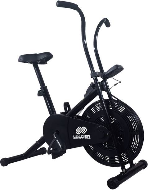 Leader Sportz Airmax Exercise Bike|Indoor Gym Cycle with Stationary Handle for Cardio Training Upright Stationary Exercise Bike