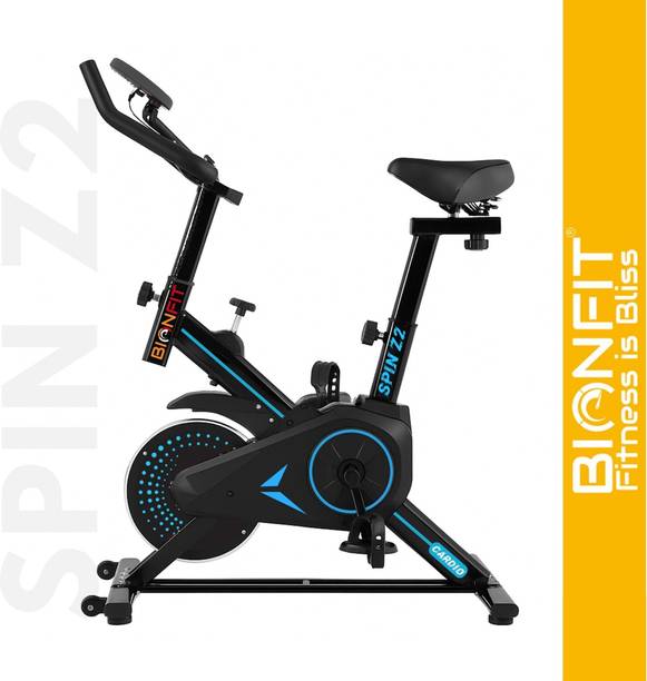 BIONFIT Gym Cycle Spin z2 for Home Workout, Max Weight: 100kg for Men & Women Fitness Indoor Cycles Exercise Bike