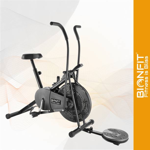 बियोनफिट Pro Air Bike Fitness Exercise Cycle For Home|Dual Action bike with Twister अपराइट स्टेशनरी एक्सरसाइज बाइक