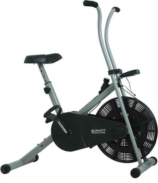 बियोनफिट Fixed Handle Exercise Cycle, Air Bike for Home Gym, अपराइट स्टेशनरी एक्सरसाइज बाइक