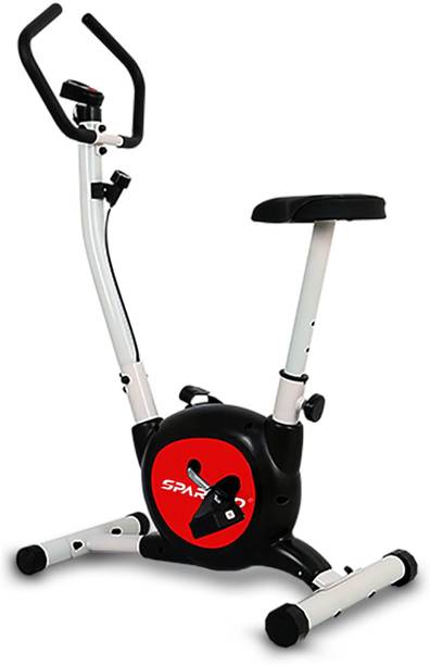 Sparnod Fitness SUB-49 Upright Bike for home gym Perfect Cardio Exercise Cycle(DIY Installation) Upright Stationary Exercise Bike