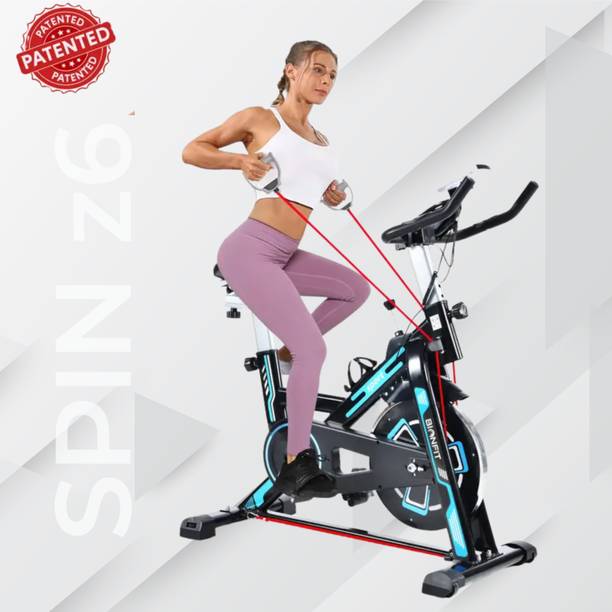 BIONFIT Gym Cycle Spin z6 for Home Workout & Fitness, Weight Loss, Cardio, Men & Women Indoor Cycles Exercise Bike