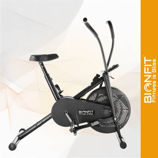 बियोनफिट Pro Air Bike Exercise Cycle Moving Handle | Dual Action Exercise Bike अपराइट स्टेशनरी एक्सरसाइज बाइक
