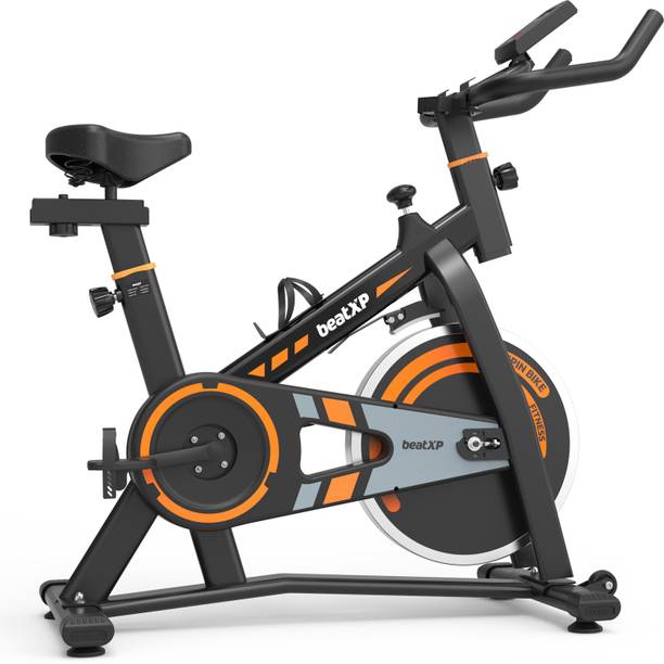 beatXP Frostclaw Spin Exercise Bike |4kg Flywheel| Exercise Cycle for Home Gym Workout| अपराइट स्टेशनरी एक्सरसाइज बाइक