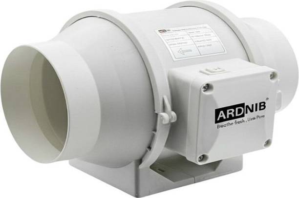 Ardnib 4"100mm Inline Duct Fan/Silent | Low Noise | 100% Copper Motor | Copper Motor 100 mm Exhaust Fan