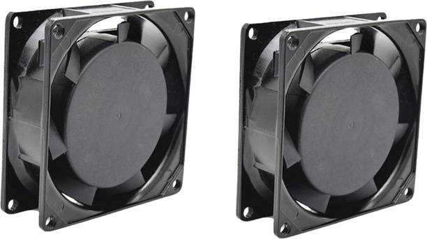 TM&W AC Axial Cooling Blower Exhaust Rotary Fan | Size : AC 80*80*25mm 3-inch | Black 5 cm Exhaust Fan