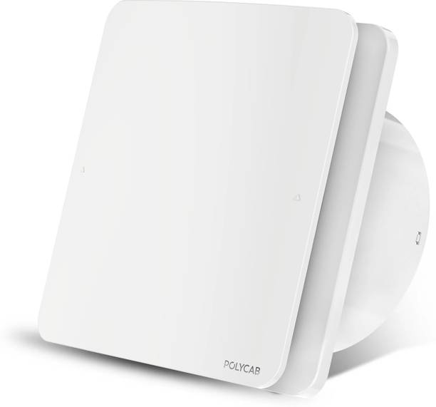 Polycab Freshly Prime 150mm Air Exhaust fan for Kitchen, Bathroom,Sleek Design(White) 150 mm Exhaust Fan