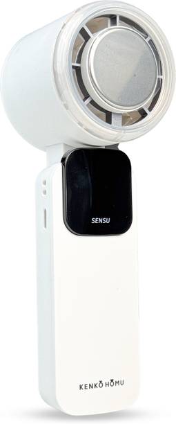 ASTBERG KENKO HOMU A JAPANESE LIVING SENSU HAND FAN WHITE, COOL TOUCH FOR TRAVEL,OFFICE KH-03W USB Fan