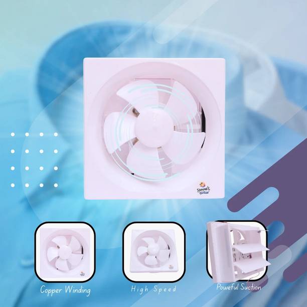 SUMMER SWING INDIA WHITE 8 INCH Ventilation Exhaust Fan 200 mm Exhaust Fan