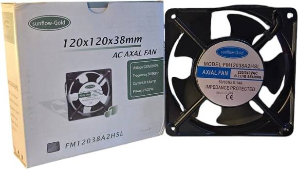 FANSDN Axial cooling Fan 120 x 120 x 38 mm 220 V AC Panel Fan 38 mm Exhaust Fan