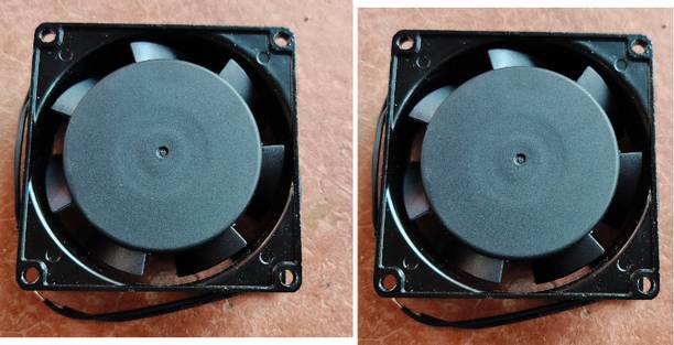 TM&W AC Axial Fan (Cabinet Fan) Supply voltage-220V AC, Black.AC 80*80*25mm 3-inch 5 cm Exhaust Fan