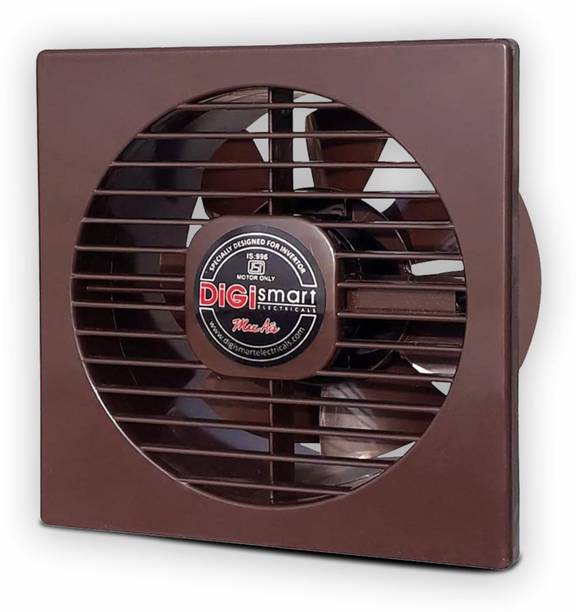 DIGISMART 6 Inch Axial High | High Speed | Silent Operation | Copper Motor 150 mm Exhaust Fan
