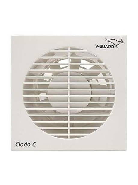 V-Guard Clado 6 | High Speed | Copper Motor | Kitchen Use | Bathroom Use 150 mm Exhaust Fan