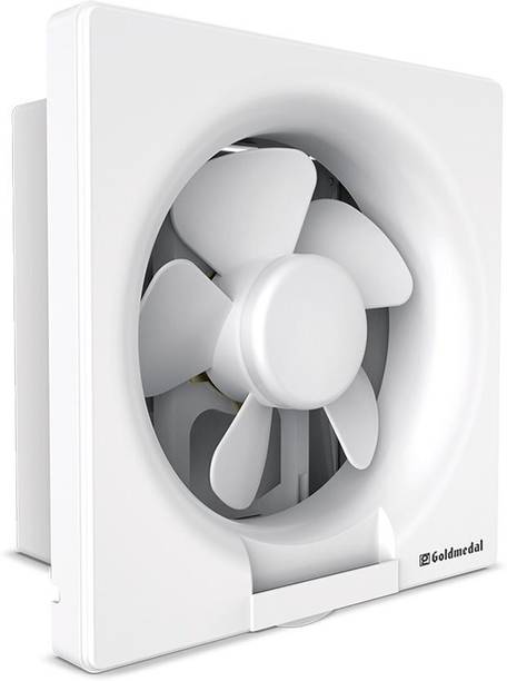 Goldmedal Air Wave Ventilation Fan for Kitchen, Bathroom and Office with Air Suction-White 200 mm Exhaust Fan