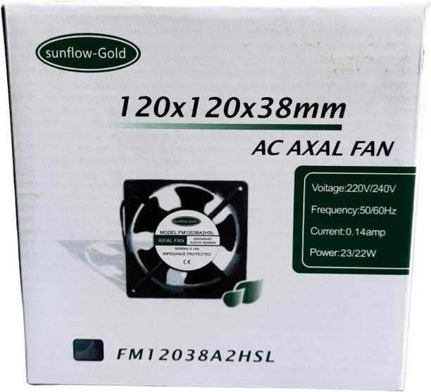 Gadariya King Electronics Axial Cooling Fan | Dust Protection | Industrial Use 0 mm Exhaust Fan