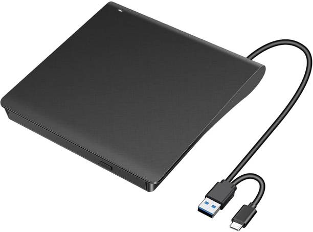OG X NEXA WITH DEVICE External CD/DVD Drive for Laptop USB 3.0 Type-C DVD Player Portable CD +/-RW External DVD Writer